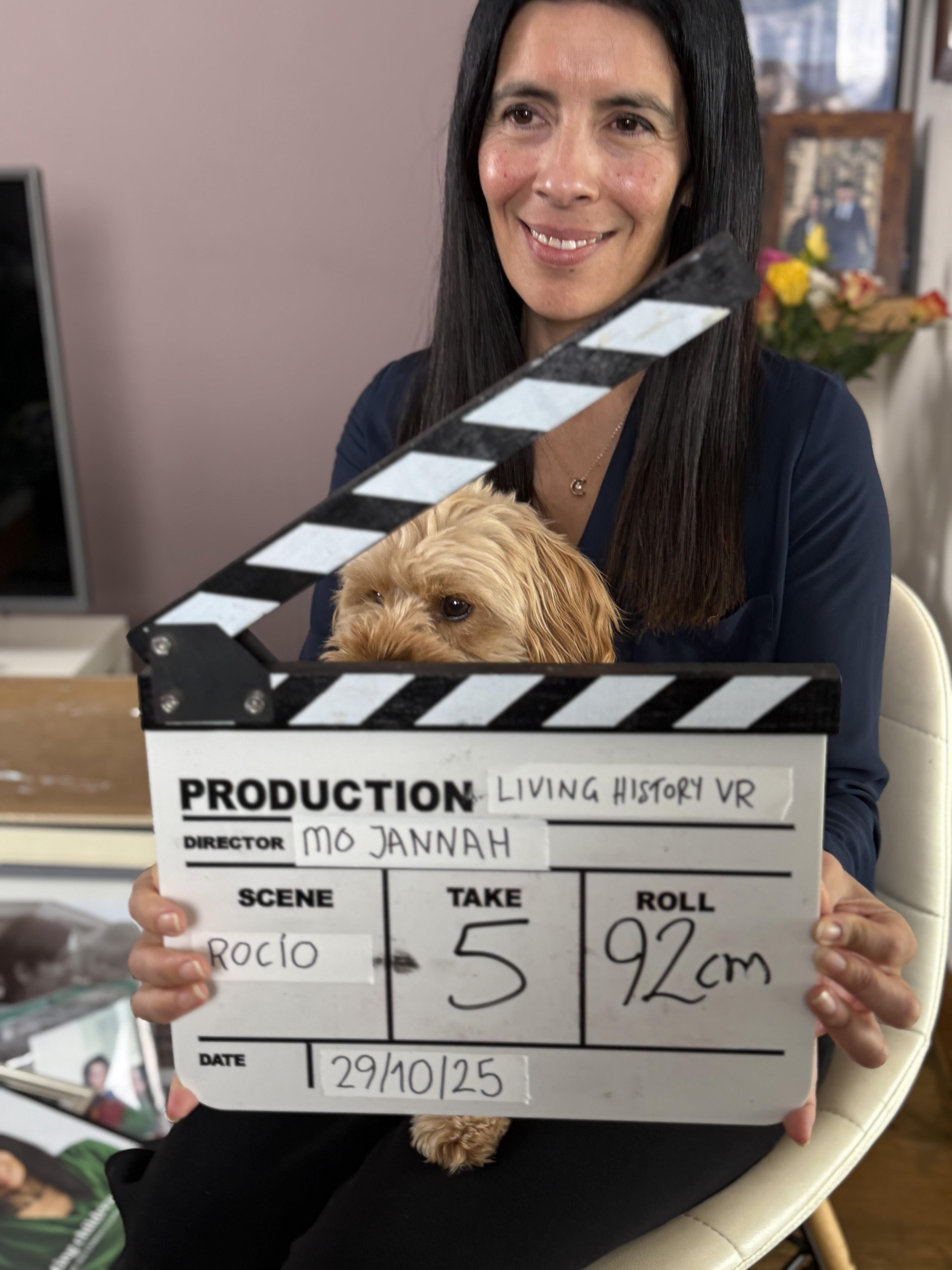 On-location production shoot
